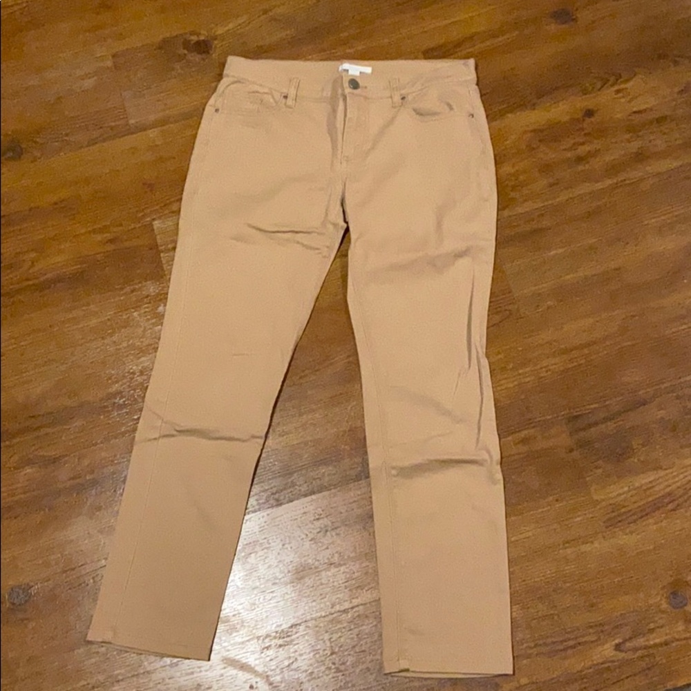 Tan skinny pant